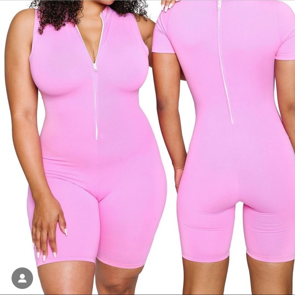 Pretty Pink Short Jumpsuit from STRIPT. - Picture 2 of 3
